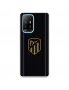 Fundaara Oppo A94 5G del Atleti Escudo Dorado Fondo Negro - Licencia Oficial Atlético de Madrid