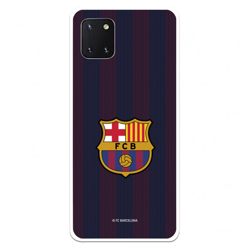 Fundaara Samsung Galaxy Note10 Lite del Barcelona Rayas Blaugrana - Licencia Oficial FC Barcelona