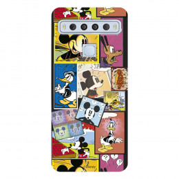 Funda para TCL 10 L Oficial de Disney Mickey Comic - Clásicos Disney