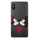 Funda para Xiaomi Redmi Note 6 Oficial de Disney Mickey y Minnie Beso - Clásicos Disney