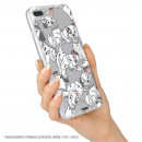 Funda para Samsung Galaxy M12 Oficial de Disney Cachorros Siluetas - 101 Dálmatas