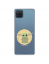 Funda para Samsung Galaxy M12 Oficial de Star Wars Baby Yoda Siluetas - The Mandalorian