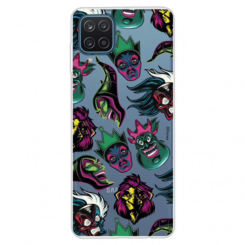 Funda para Samsung Galaxy M12 Oficial de Disney Villanas Patrón Color - Villanas Disney