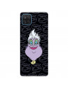 Funda para Samsung Galaxy M12 Oficial de Disney Úrsula Fondo Flotsam y Jetsam - Villanas Disney