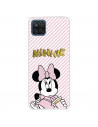 Funda para Samsung Galaxy M12 Oficial de Disney Minnie Cold Balloon - Clásicos Disney