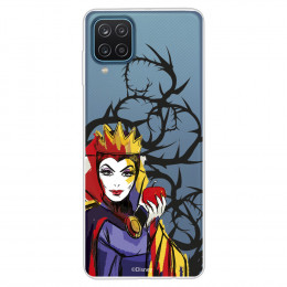 Funda para Samsung Galaxy M12 Oficial de Disney Madrastra Silueta manzana - Blancanieves