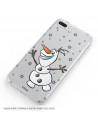 Funda para Samsung Galaxy M12 Oficial de Disney Olaf Transparente - Frozen