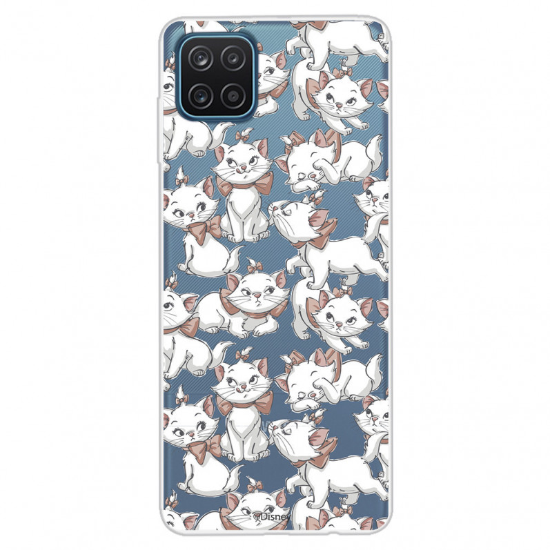 Funda para Samsung Galaxy M12 Oficial de Disney Marie Siluetas - Los Aristogatos