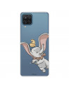 Funda para Samsung Galaxy M12 Oficial de Disney Dumbo Volador transparente - Dumbo