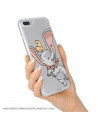 Funda para Samsung Galaxy M12 Oficial de Disney Dumbo Volador transparente - Dumbo