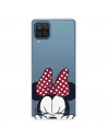 Funda para Samsung Galaxy M12 Oficial de Disney Minnie Cara - Clásicos Disney