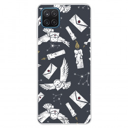 Funda para Samsung Galaxy M12 Oficial de Harry Potter Lechuzas Siluetas - Harry Potter