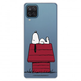 Funda para Samsung Galaxy M12 Oficial de Peanuts Snoopy casa - Snoopy