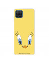 Funda para Samsung Galaxy M12 Oficial de Warner Bros Piolín Fondo Amarillo - Looney Tunes