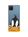 Funda para Samsung Galaxy M12 Oficial de Warner Bros Pato Lucas Silueta Transparente - Looney Tunes