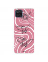 Funda para Samsung Galaxy M12 Oficial de Disney Dumbo Fondo Rosa y Blanco - Dumbo