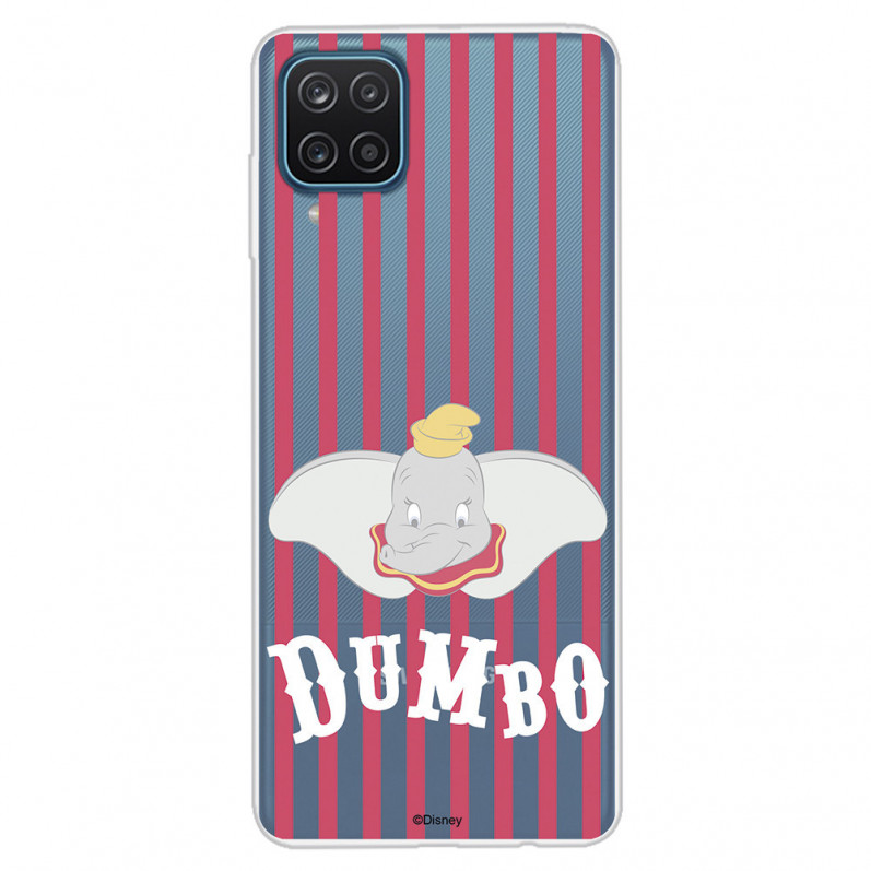 Funda para Samsung Galaxy M12 Oficial de Disney Dumbo Rayas Circo - Dumbo