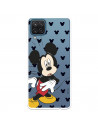 Funda para Samsung Galaxy M12 Oficial de Disney Mickey Sorprendido - Clásicos Disney