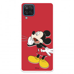 Funda para Samsung Galaxy M12 Oficial de Disney Mickey Gritando - Clásicos Disney