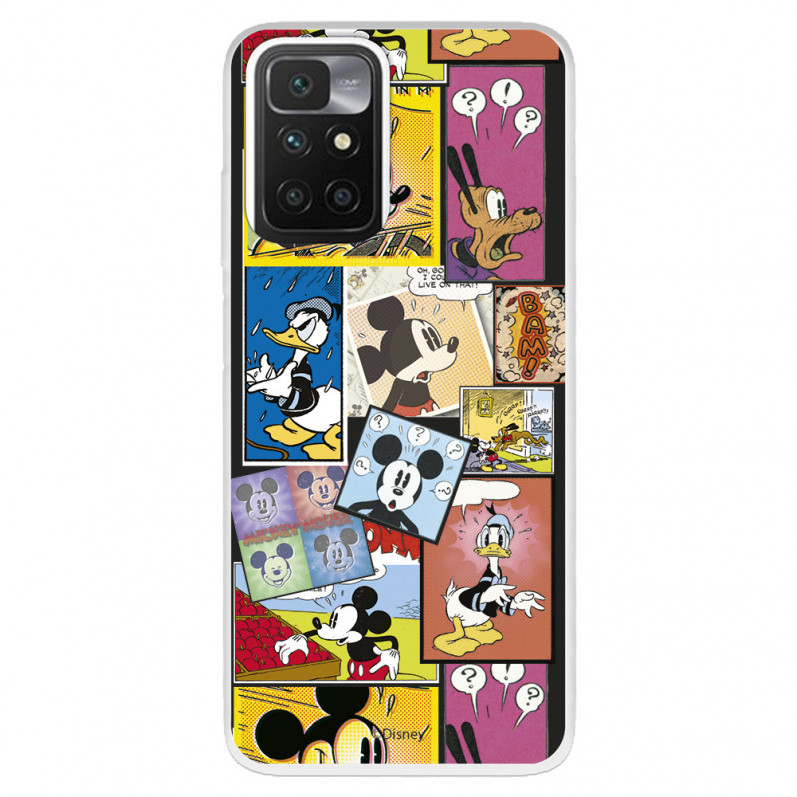 Funda para Xiaomi Redmi 10 Oficial de Disney Mickey Comic - Clásicos Disney