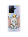 Funda para Xiaomi 11T Oficial de Disney Dumbo Silueta Transparente - Dumbo