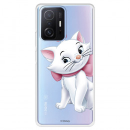 Funda para Xiaomi 11T Oficial de Disney Marie Silueta - Los Aristogatos