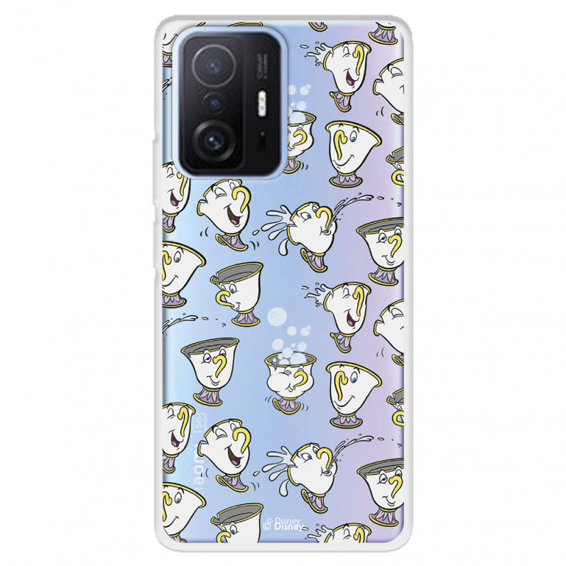 Funda para Xiaomi 11T Oficial de Disney Chip Potts Siluetas - La Bella y la Bestia