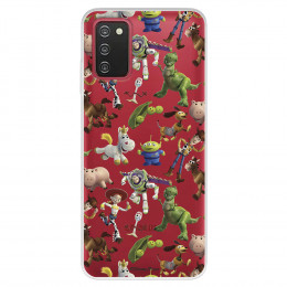 Funda para Samsung Galaxy A03s Oficial de Disney Muñecos Toy Story Siluetas - Toy Story