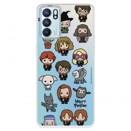 Funda para Oppo Reno6 Oficial de Harry Potter Personajes Iconos - Harry Potter