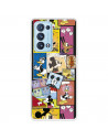 Funda para Oppo Reno6 Pro Oficial de Disney Mickey Comic - Clásicos Disney