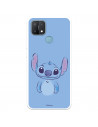 Funda para Oppo A15 Oficial de Disney Stitch Azul - Lilo & Stitch