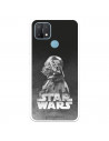 Funda para Oppo A15 Oficial de Star Wars Darth Vader Fondo negro - Star Wars