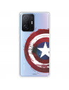 Funda para Xiaomi 11T Pro Oficial de Marvel Capitán América Escudo Transparente - Marvel