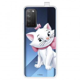 Funda para Huawei Honor X10 5G Oficial de Disney Marie Silueta - Los Aristogatos