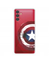 Funda para Samsung Galaxy A13 5G Oficial de Marvel Capitán América Escudo Transparente - Marvel