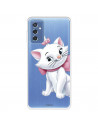 Funda para Samsung Galaxy M52 5G Oficial de Disney Marie Silueta - Los Aristogatos