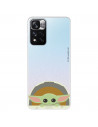 Funda para Xiaomi Redmi Note 11 Oficial de Star Wars Baby Yoda Sonrisas - The Mandalorian