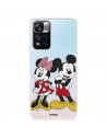 Funda para Xiaomi Redmi Note 11 Oficial de Disney Mickey y Minnie Posando - Clásicos Disney