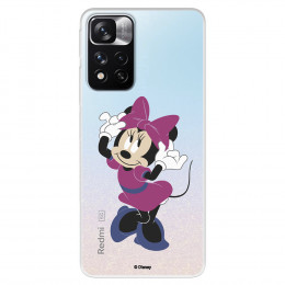 Funda para Xiaomi Redmi Note 11 Oficial de Disney Minnie Rosa - Clásicos Disney