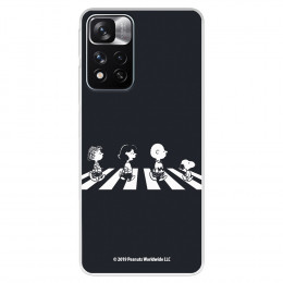 Funda para Xiaomi Redmi Note 11 Oficial de Peanuts Personajes Beatles - Snoopy