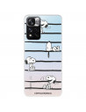 Funda para Xiaomi Redmi Note 11 Oficial de Peanuts Snoopy rayas - Snoopy