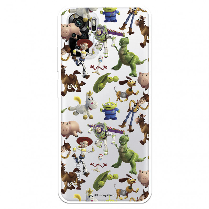 Funda para Xiaomi Redmi Note 10S Oficial de Disney Muñecos Toy Story Siluetas - Toy Story