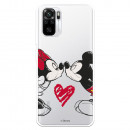 Funda para Xiaomi Redmi Note 10S Oficial de Disney Mickey y Minnie Beso - Clásicos Disney