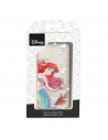 Funda para Xiaomi Redmi Note 10S Oficial de Disney Ariel y Sebastián Burbujas - La Sirenita