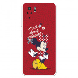 Funda para Xiaomi Redmi Note 10S Oficial de Disney Minnie Mad About - Clásicos Disney