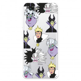 Funda para Xiaomi Redmi Note 10S Oficial de Disney Villanas Patrón - Villanas Disney