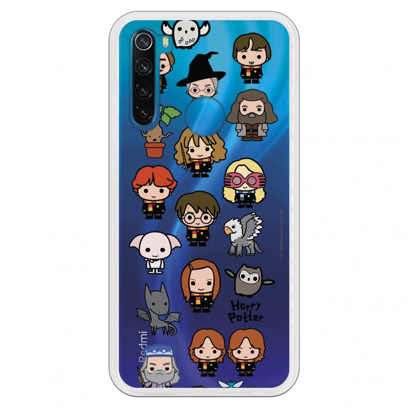 Funda para Xiaomi Redmi Note 8 2021 Oficial de Harry Potter Personajes Iconos - Harry Potter