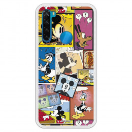 Funda para Xiaomi Redmi Note 8 2021 Oficial de Disney Mickey Comic - Clásicos Disney