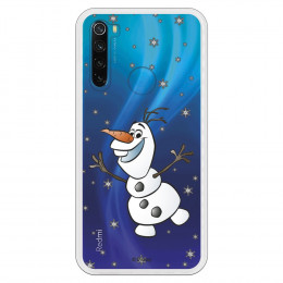 Funda para Xiaomi Redmi Note 8 2021 Oficial de Disney Olaf Transparente - Frozen