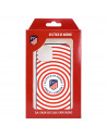 Funda para iPhone 13 Mini del Atleti Escudo Fondo Rojiblanco Circular - Licencia Oficial Atlético de Madrid